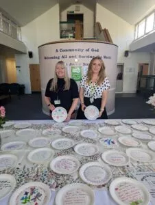 Plates at the southend foodbank
