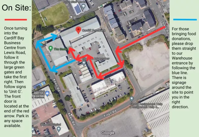 Warehouse entrances Cardiff