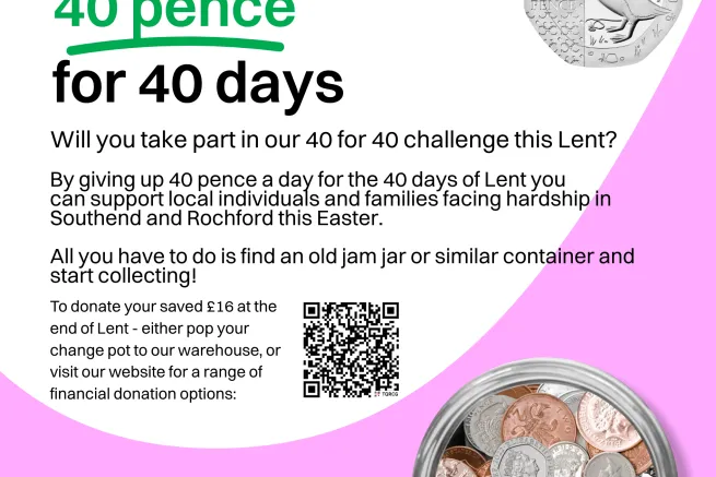 40p for 40 days poster
