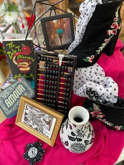 Selection of items for sale at a Trussell Trust shop